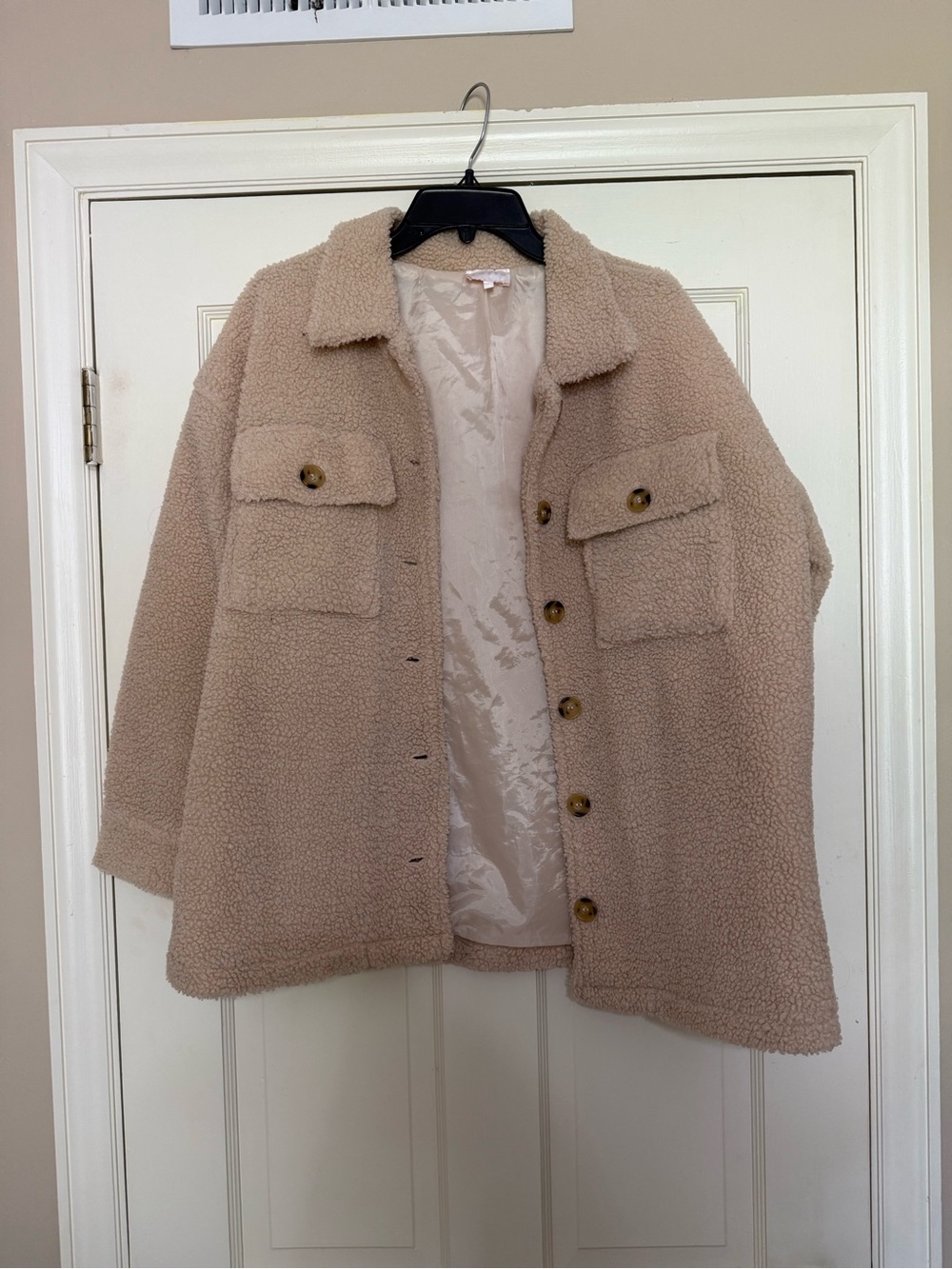 Entro Sherpa Oversized Jacket - S